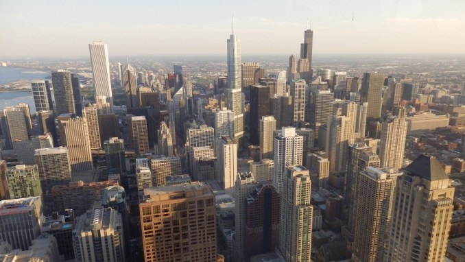 VIEW FROM SIGNATURE ROOM AT THE 95TH, CHICAGO, USA