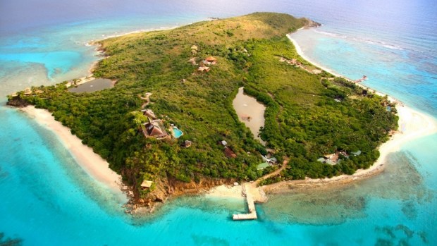 NECKER ISLAND, VIRGIN ISLANDS, OWNED BY RICHARD BRANSON