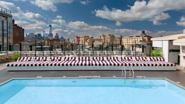 ROOFTOP OF THE SOHO HOUSE NEW YORK