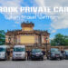 Book private car when travel Vietnam
