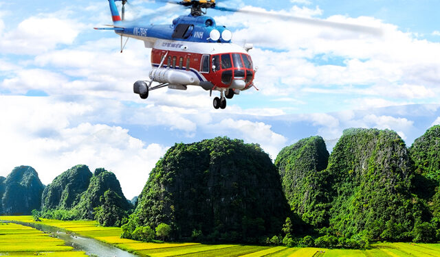 Visit Ninh Binh by Helicopter