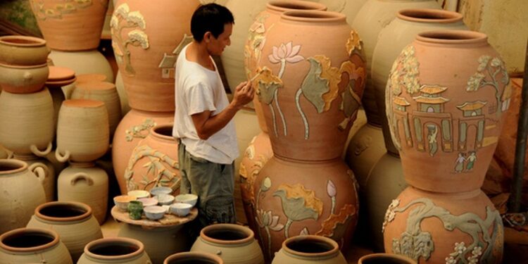 Bat Trang Pottery Village