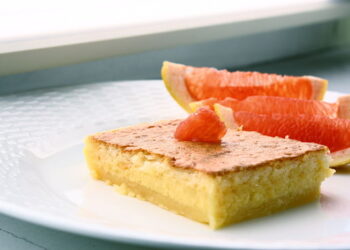 Grapefruit pudding