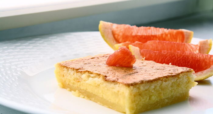 Grapefruit pudding