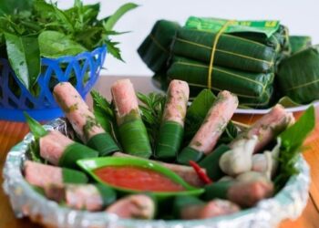 Vietnamese Fermented Pork Roll (Nem chua)