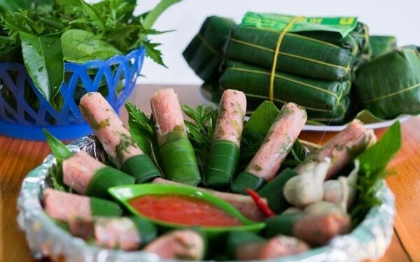 Vietnamese Fermented Pork Roll (Nem chua)